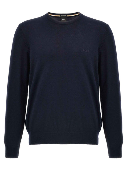 Blue Virgin Wool Cardigan