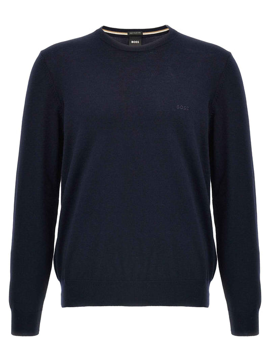 Blue Virgin Wool Cardigan