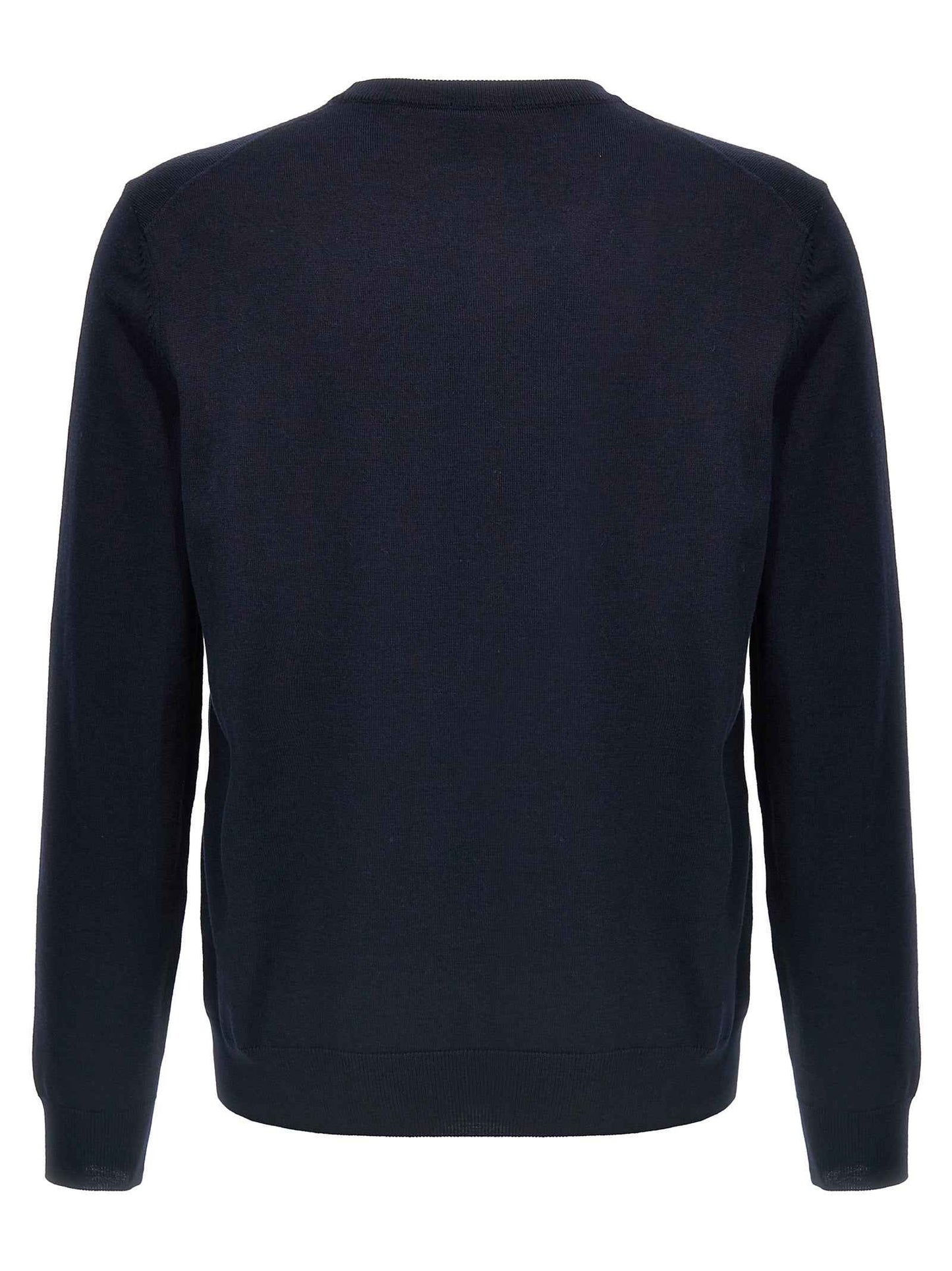 Blue Virgin Wool Cardigan