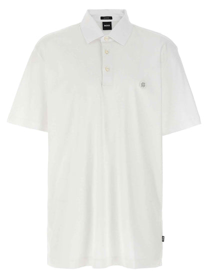 White Cotton Polo Shirt