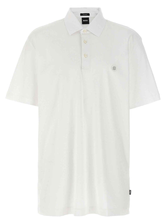White Cotton Polo Shirt
