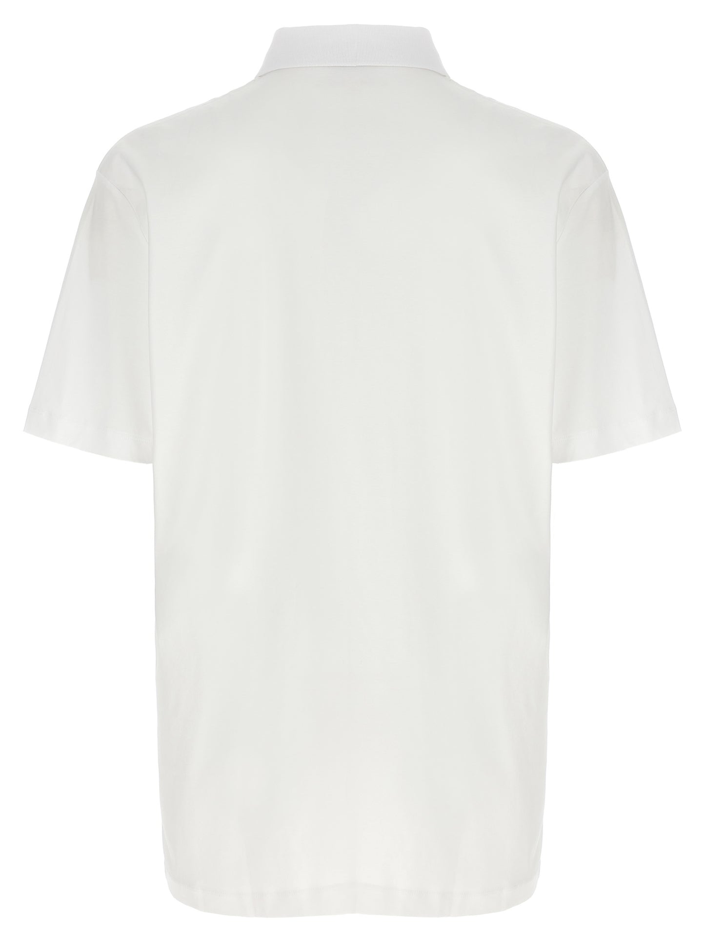 White Cotton Polo Shirt