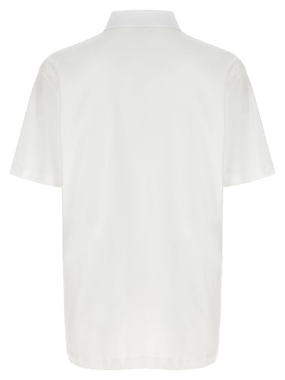 White Cotton Polo Shirt