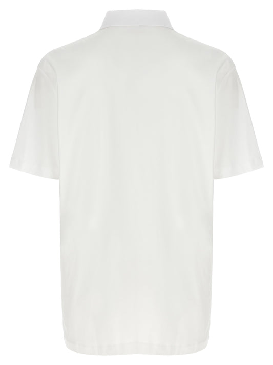 White Cotton Polo Shirt