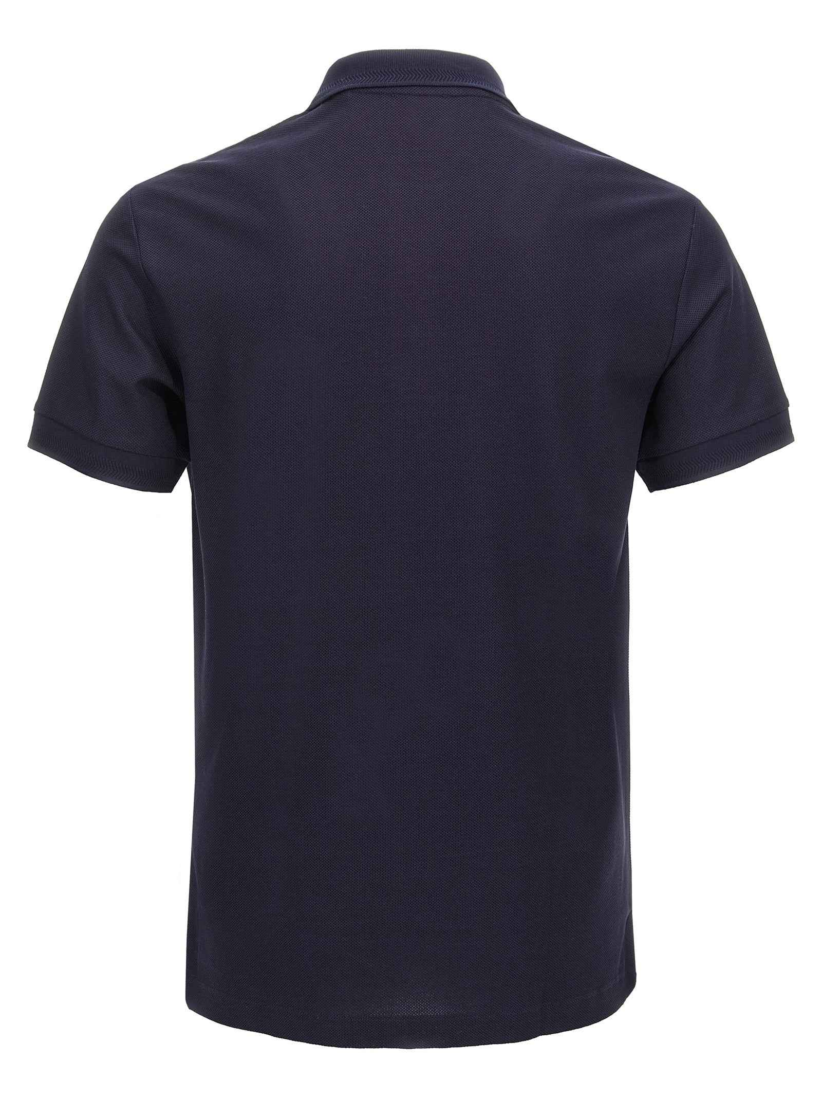 Blue Cotton Polo Shirt