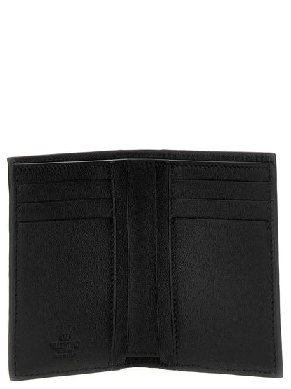 Black Ostrich Skin Cardholder