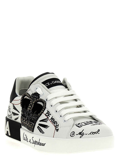 Bicolor Calfskin Sneakers