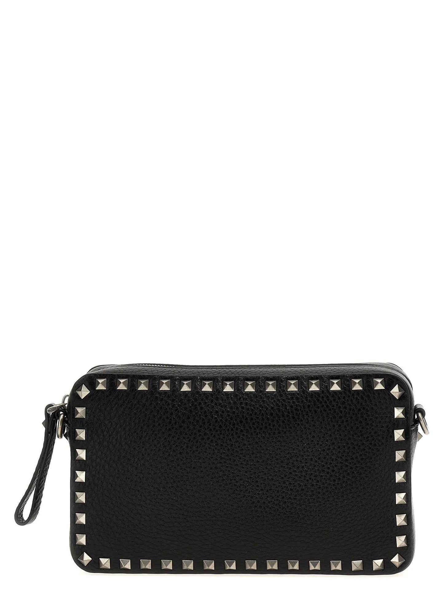 Black Calfskin Crossbody Bag