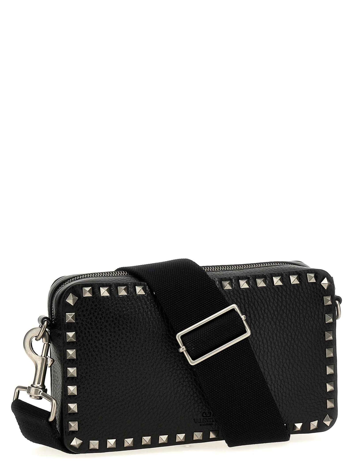 Black Calfskin Crossbody Bag