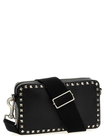 Black Calfskin Crossbody Bag