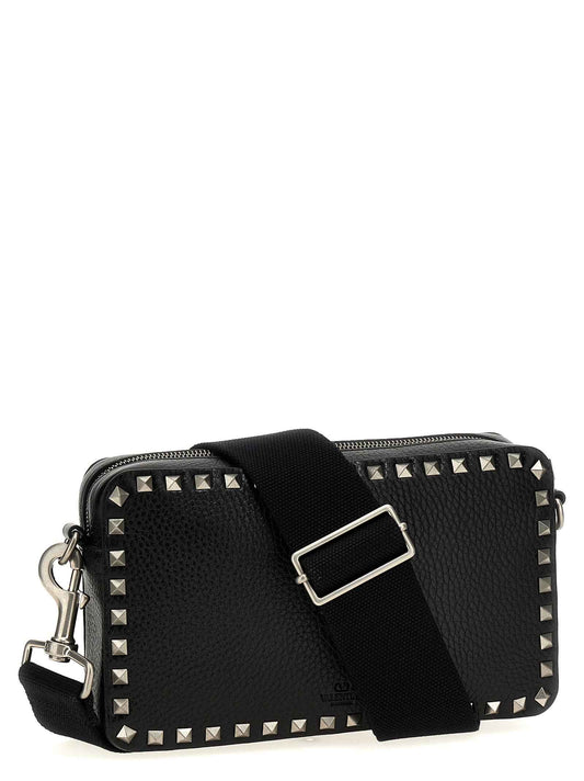 Black Calfskin Crossbody Bag
