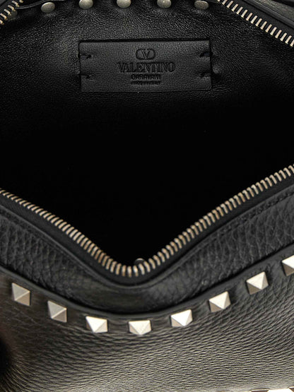 Black Calfskin Crossbody Bag