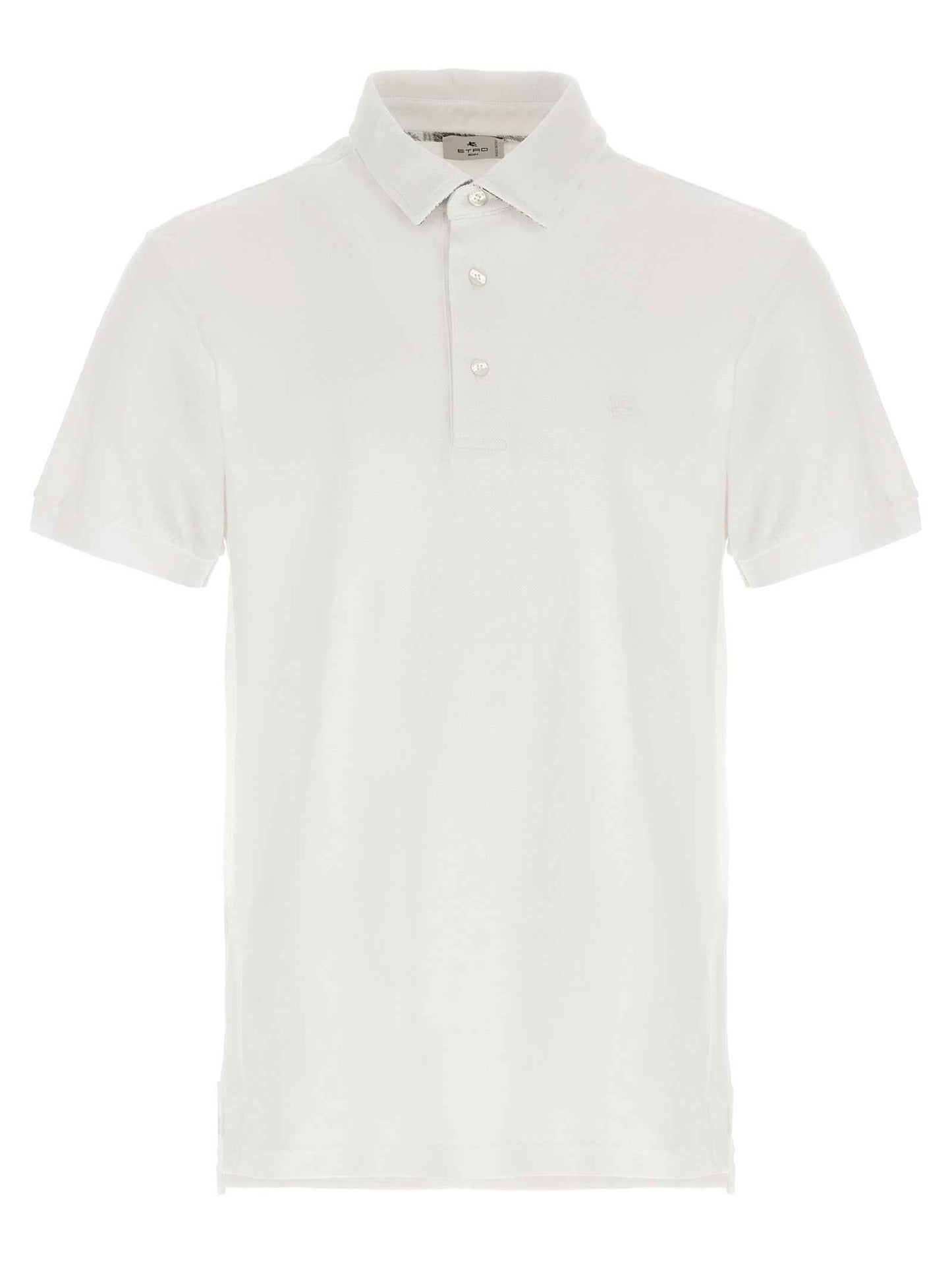 White Cotton Polo Shirt