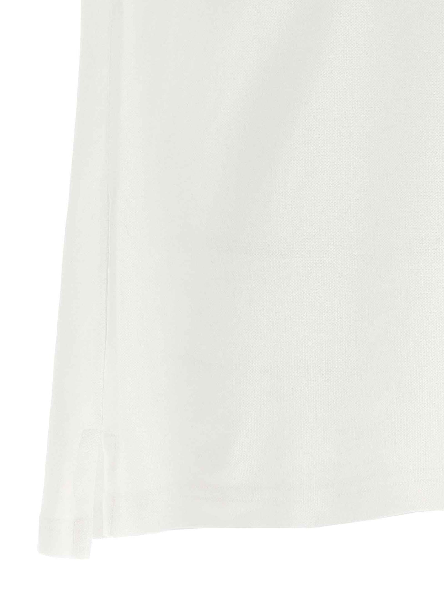 White Cotton Polo Shirt