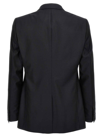 Blue Virgin Wool Two-Piece Suit