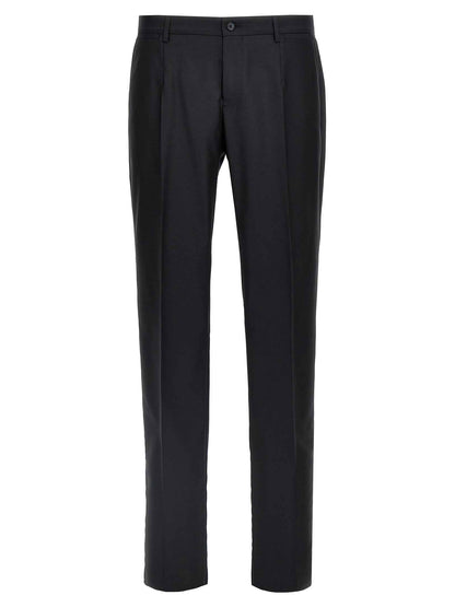 Blue Virgin Wool Two-Piece Suit