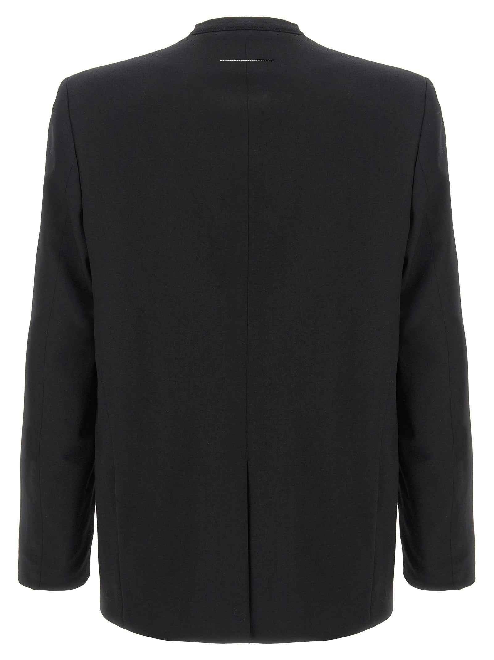 Black Polyester Blazer