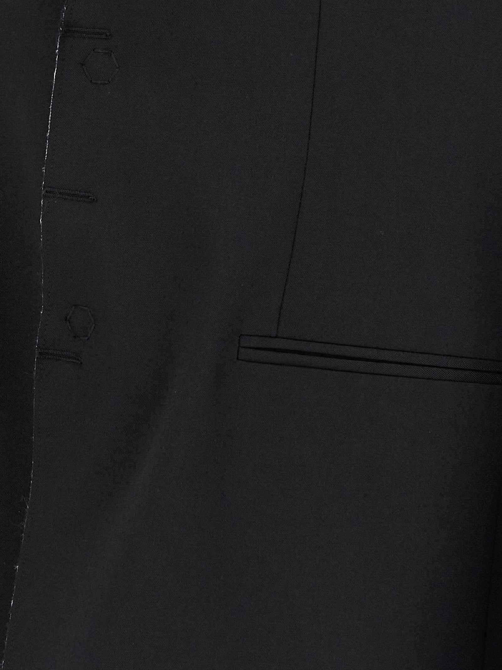 Black Polyester Blazer