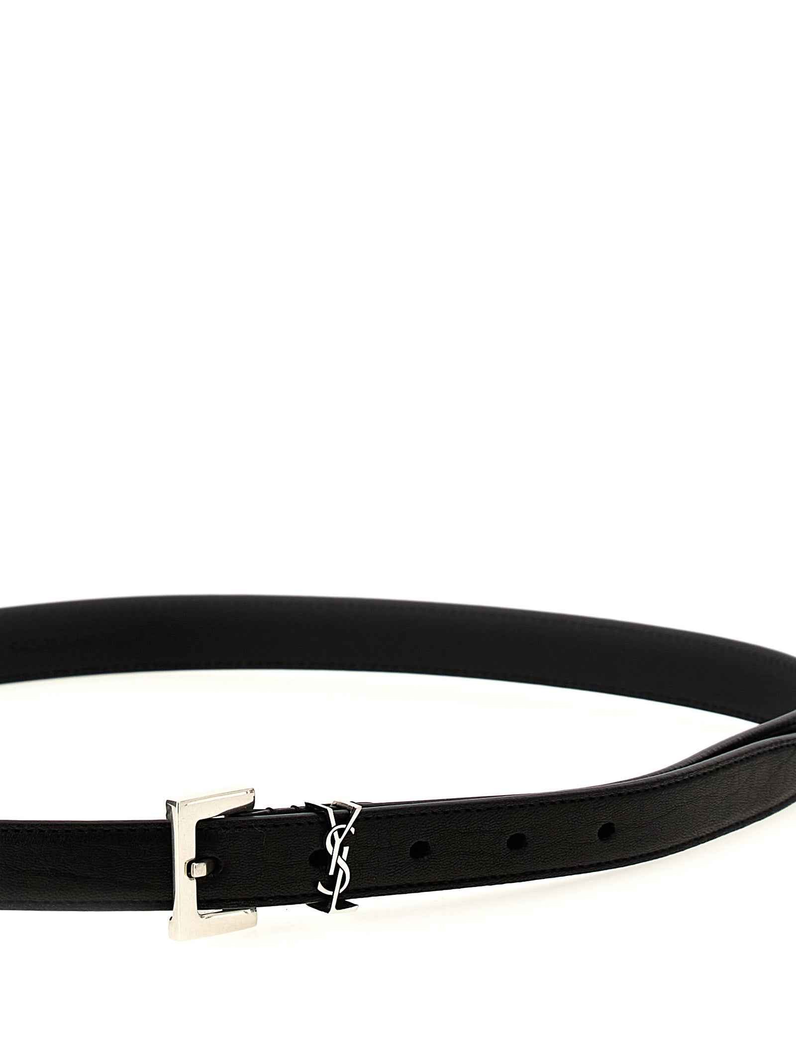 Black Leather Regular Belt
