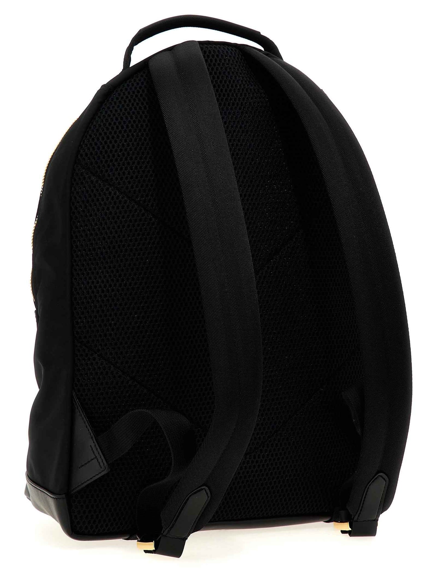 Black Polyester Backpack