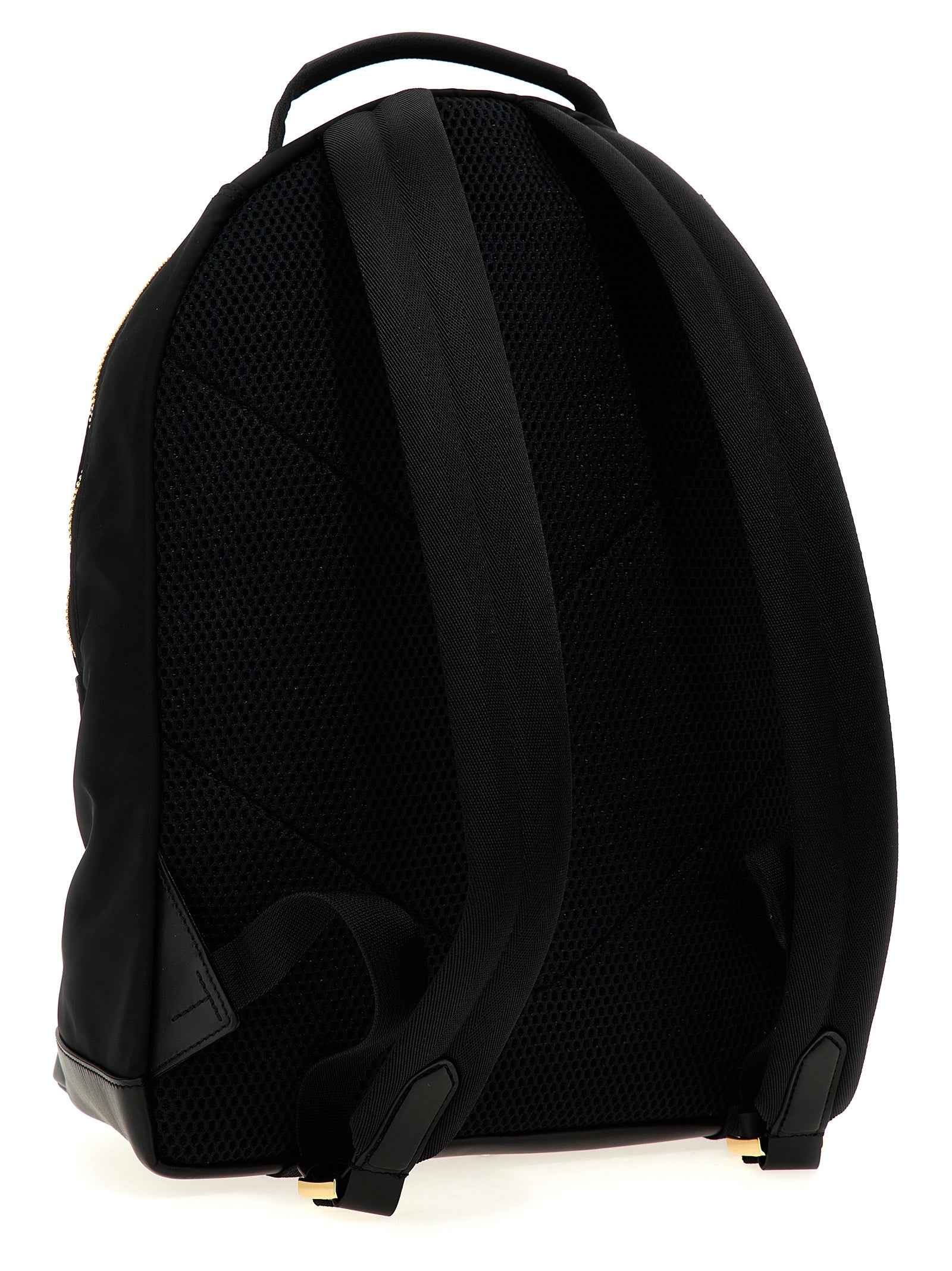 Black Polyester Backpack