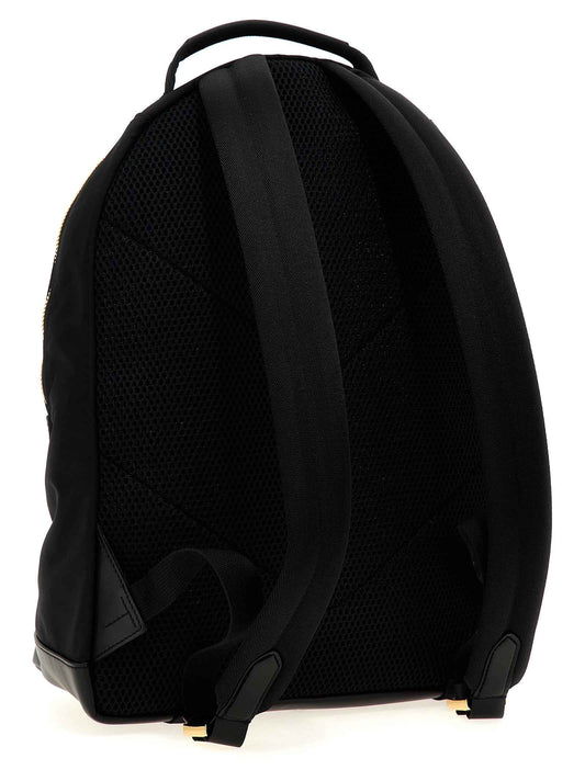 Black Polyester Backpack