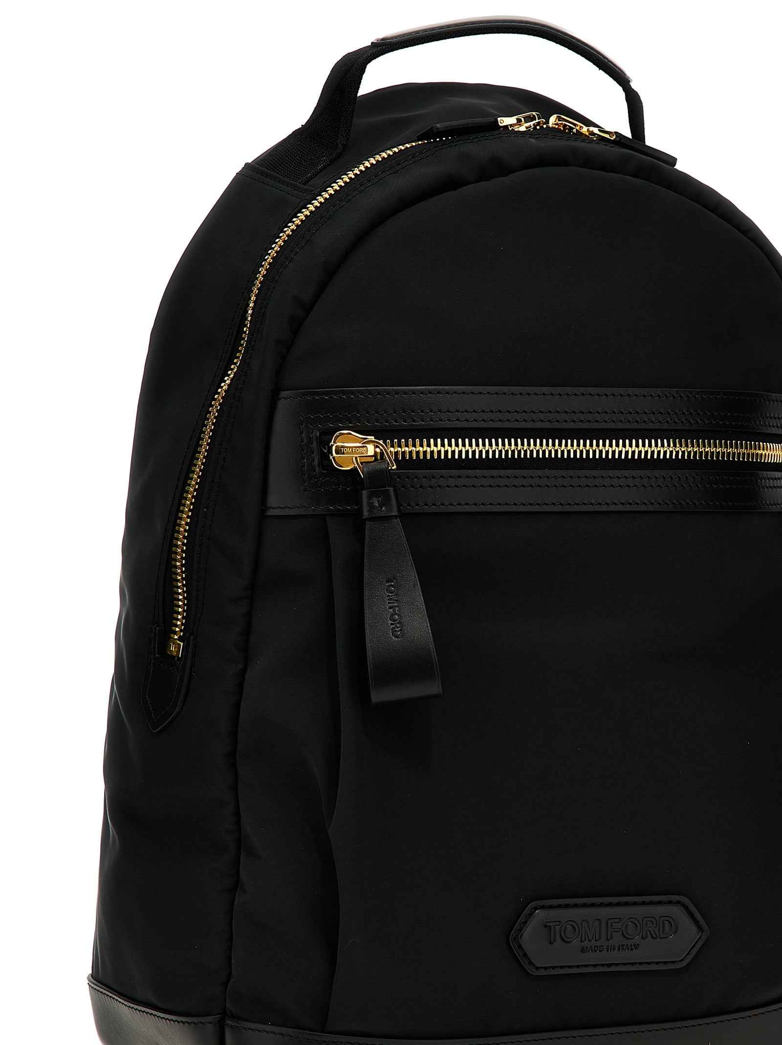 Black Polyester Backpack