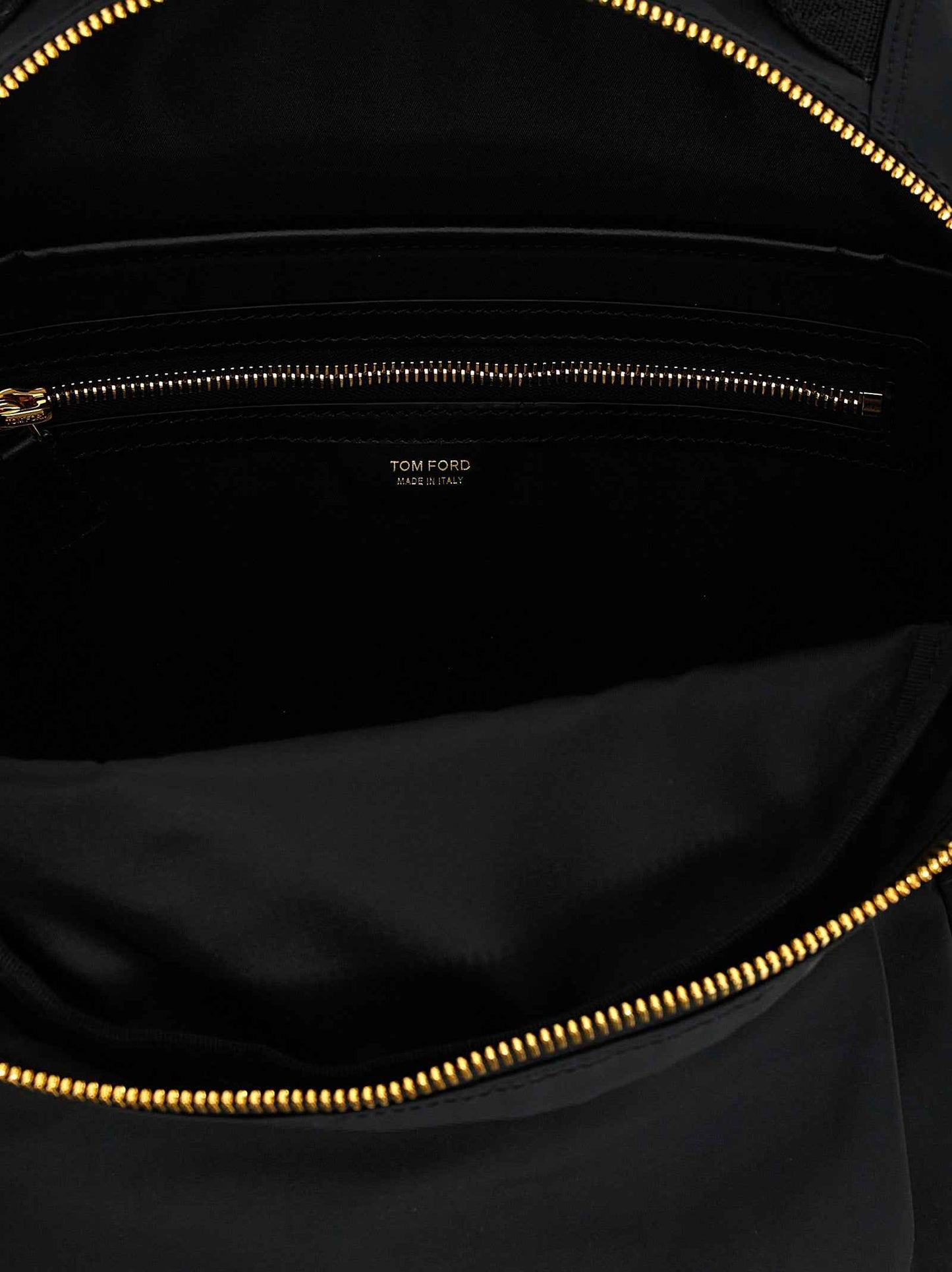 Black Polyester Backpack