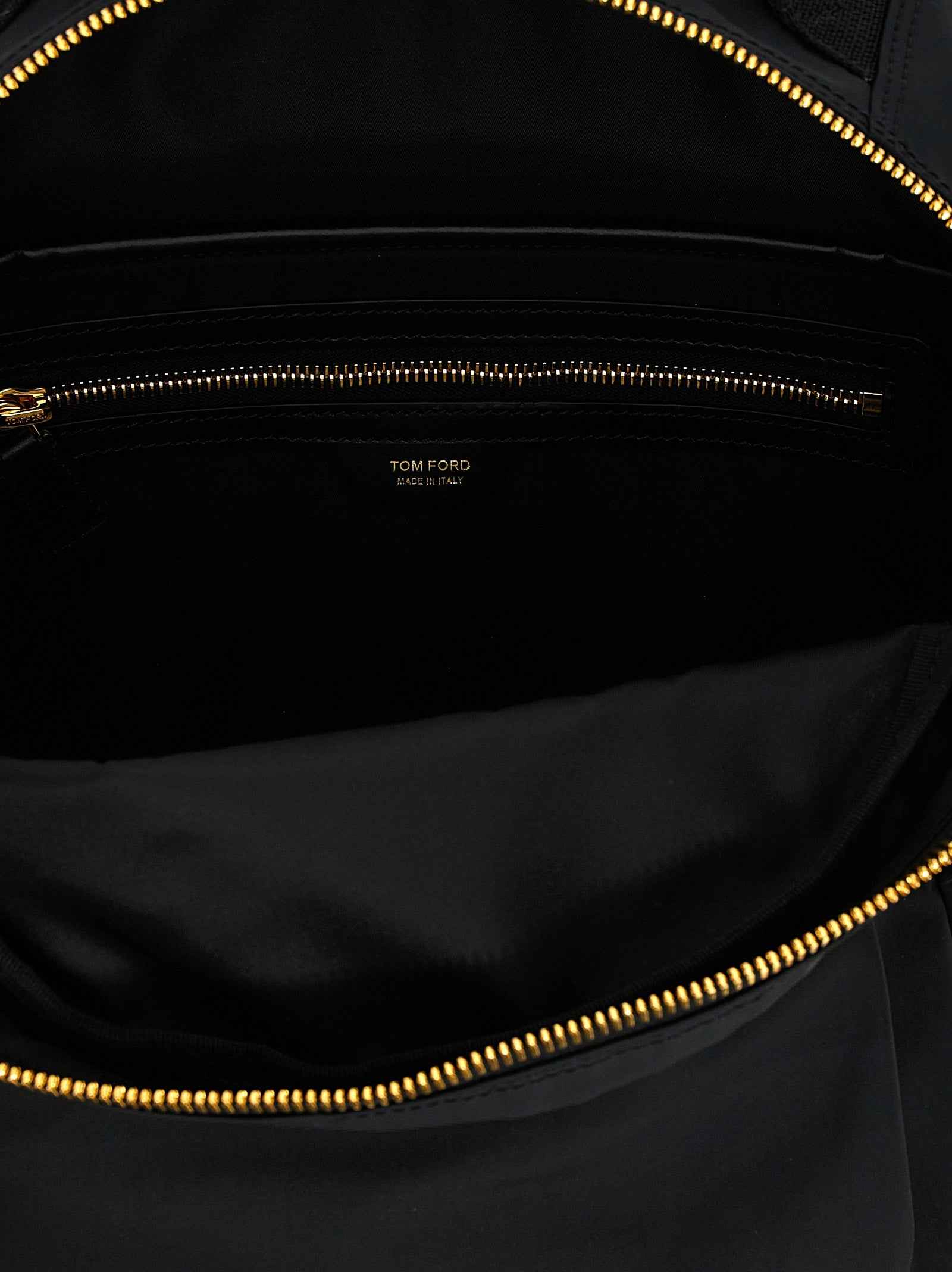 Black Polyester Backpack
