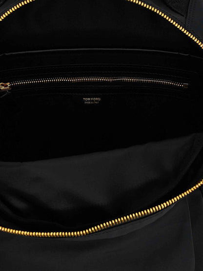Black Polyester Backpack