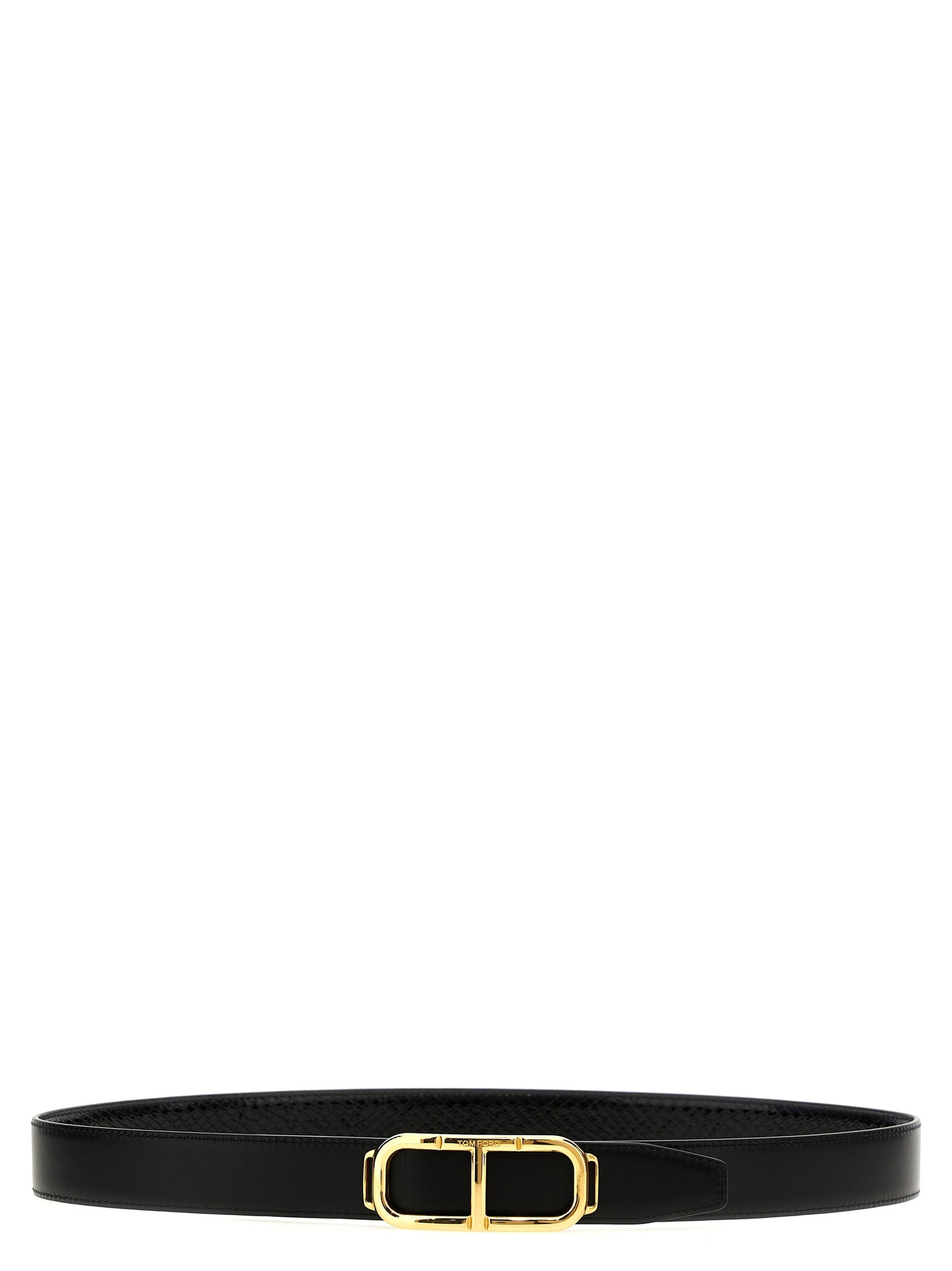 Black Leather Regular Belt