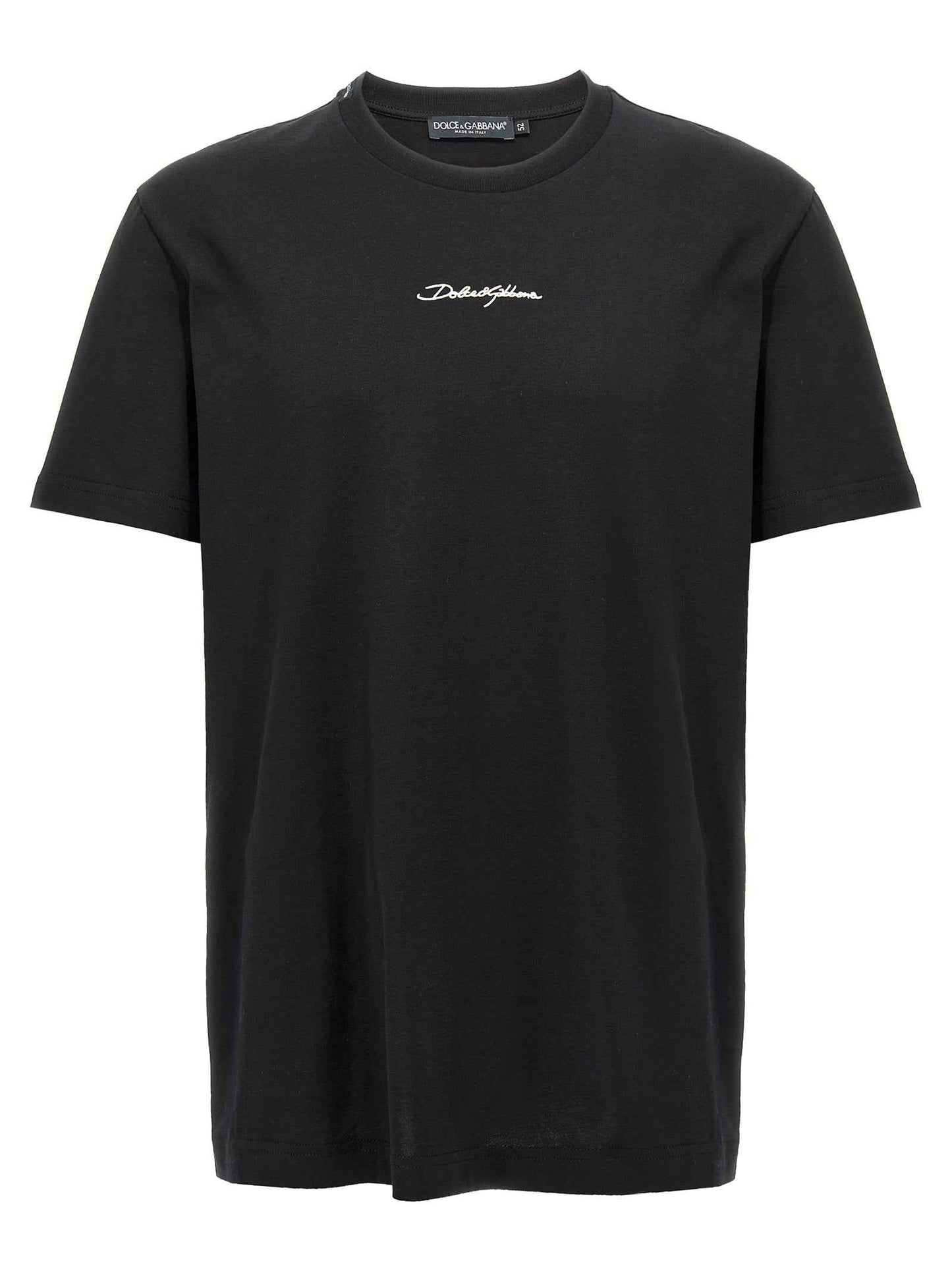 Black Cotton T-Shirt