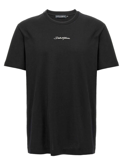 Black Cotton T-Shirt