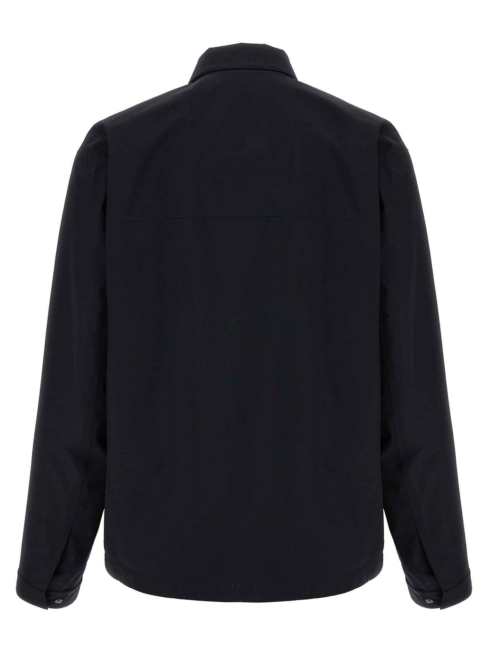 Black Polyester Shell Jacket