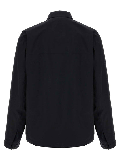Black Polyester Shell Jacket