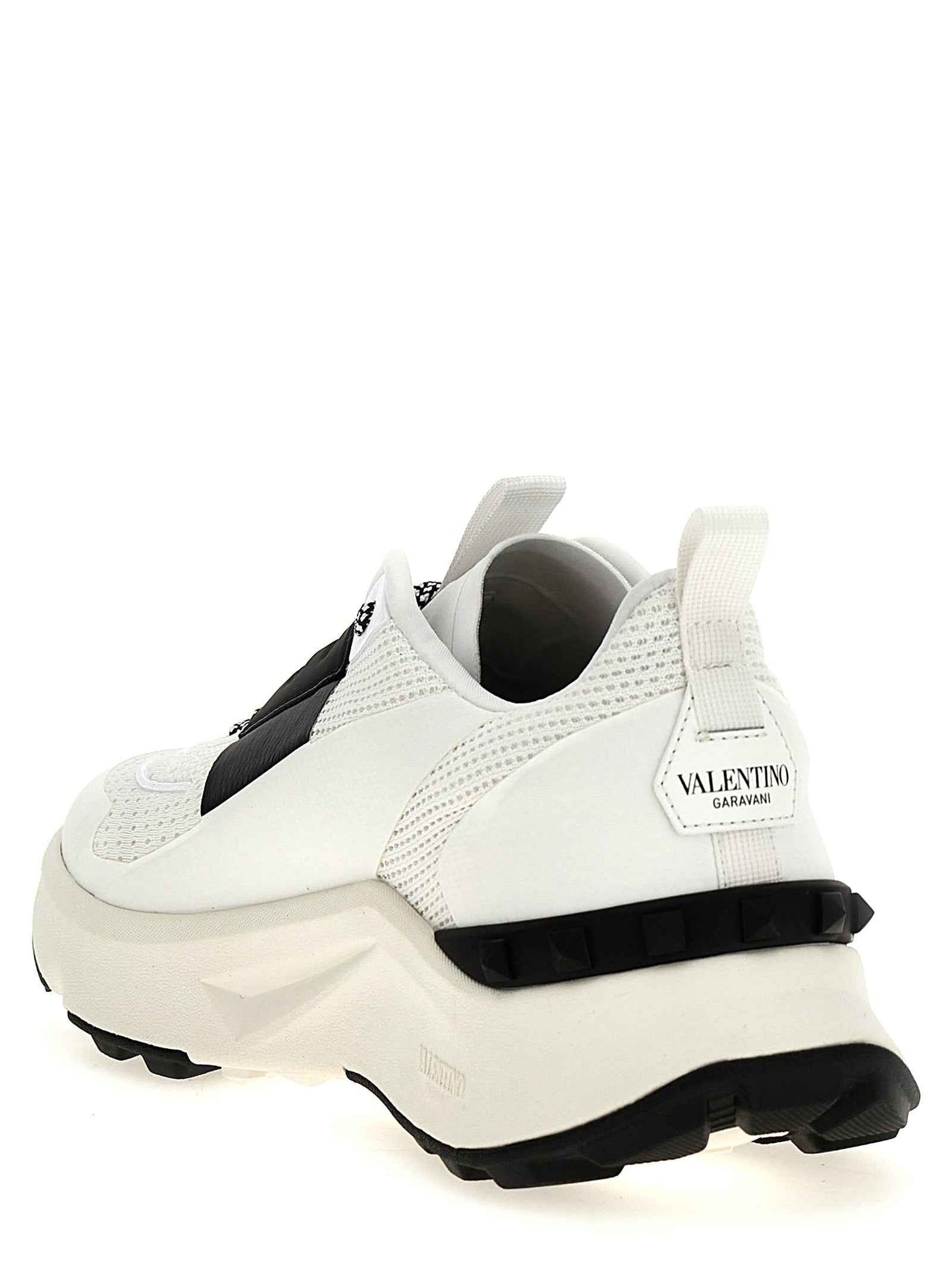 Bicolor Calfskin Athletic Sneakers