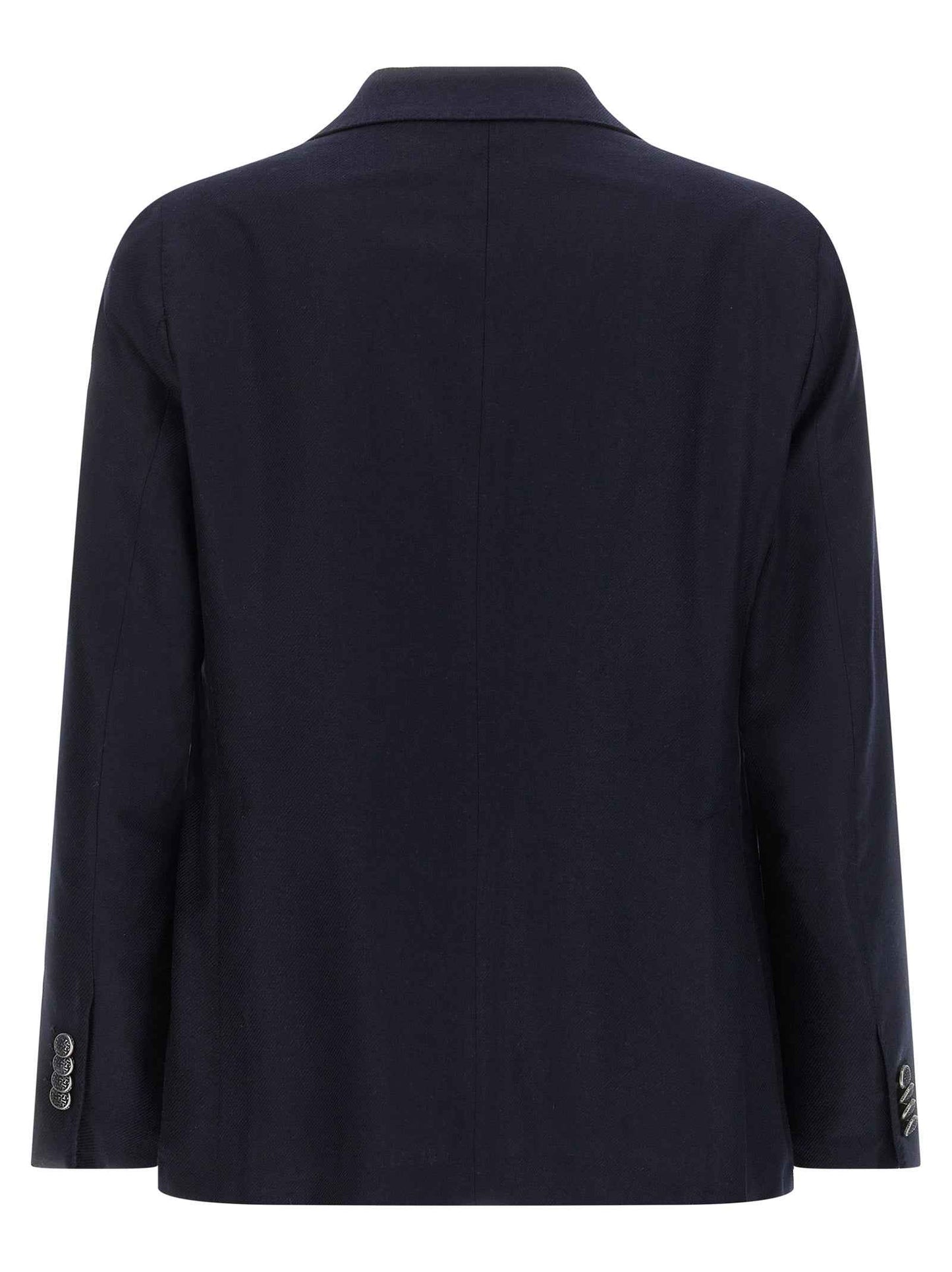 Blue Silk Blazer