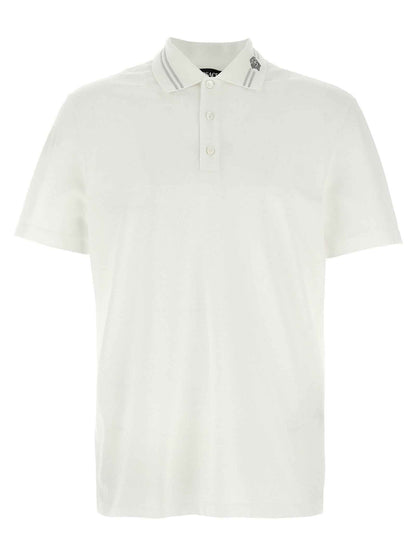 White Cotton Polo Shirt