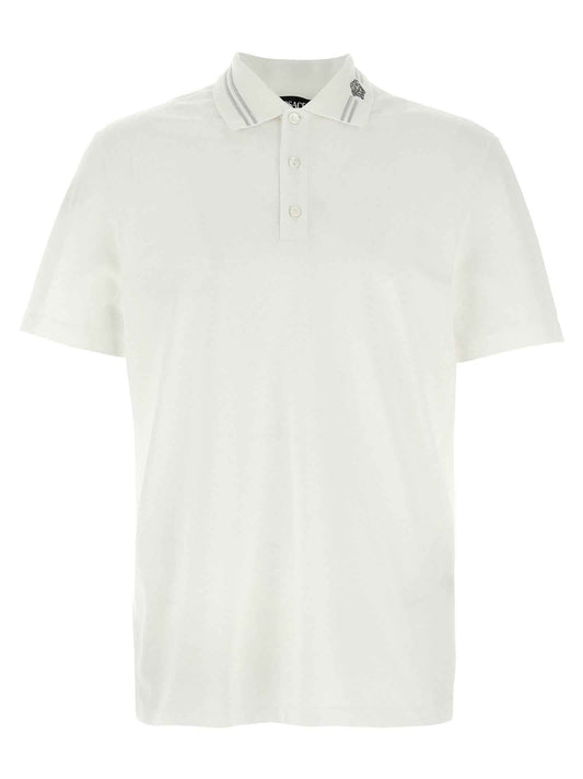 White Cotton Polo Shirt