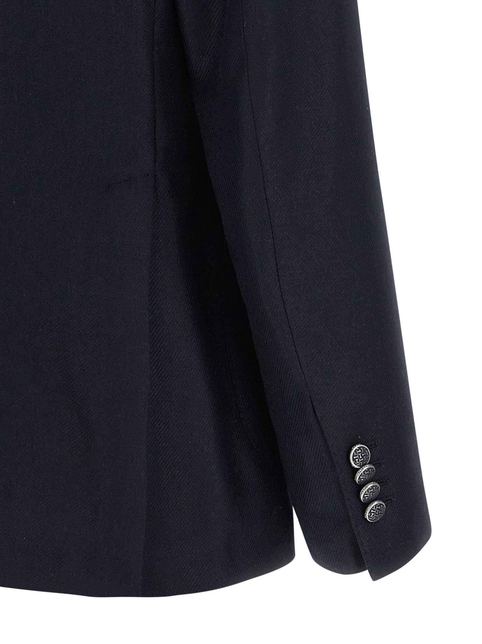 Blue Silk Blazer