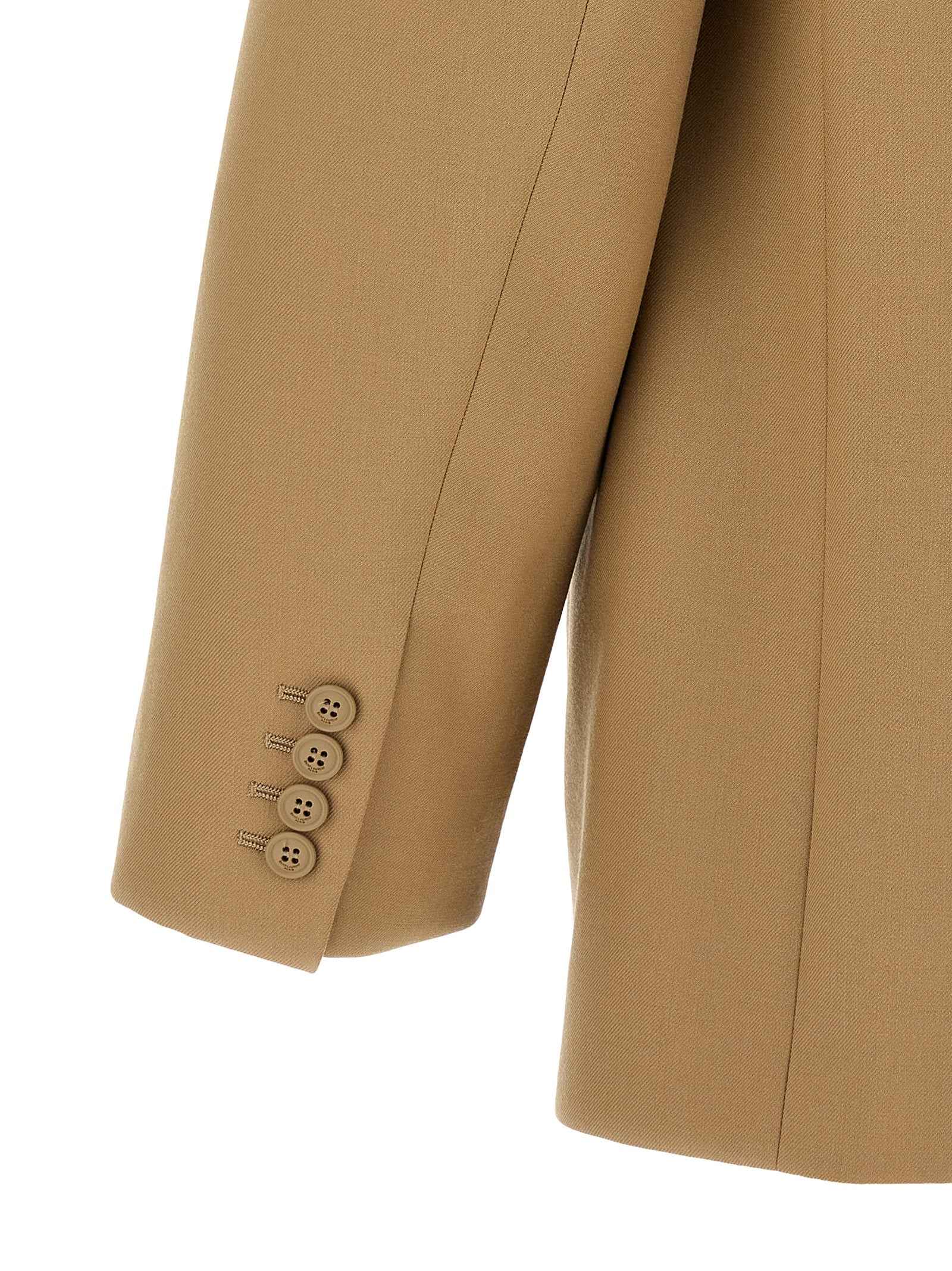 Beige Wool Blazer