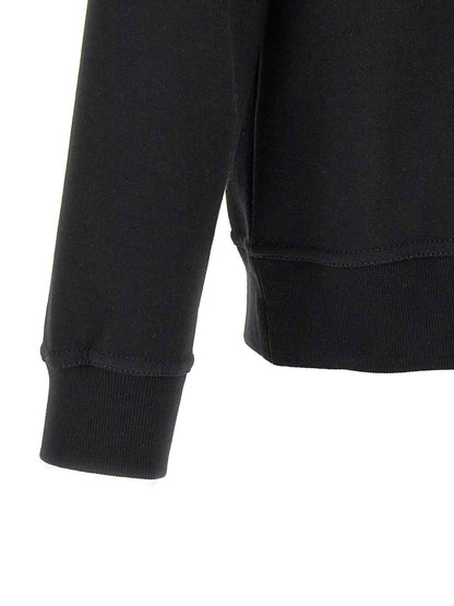 Black Cotton Sweatshirt