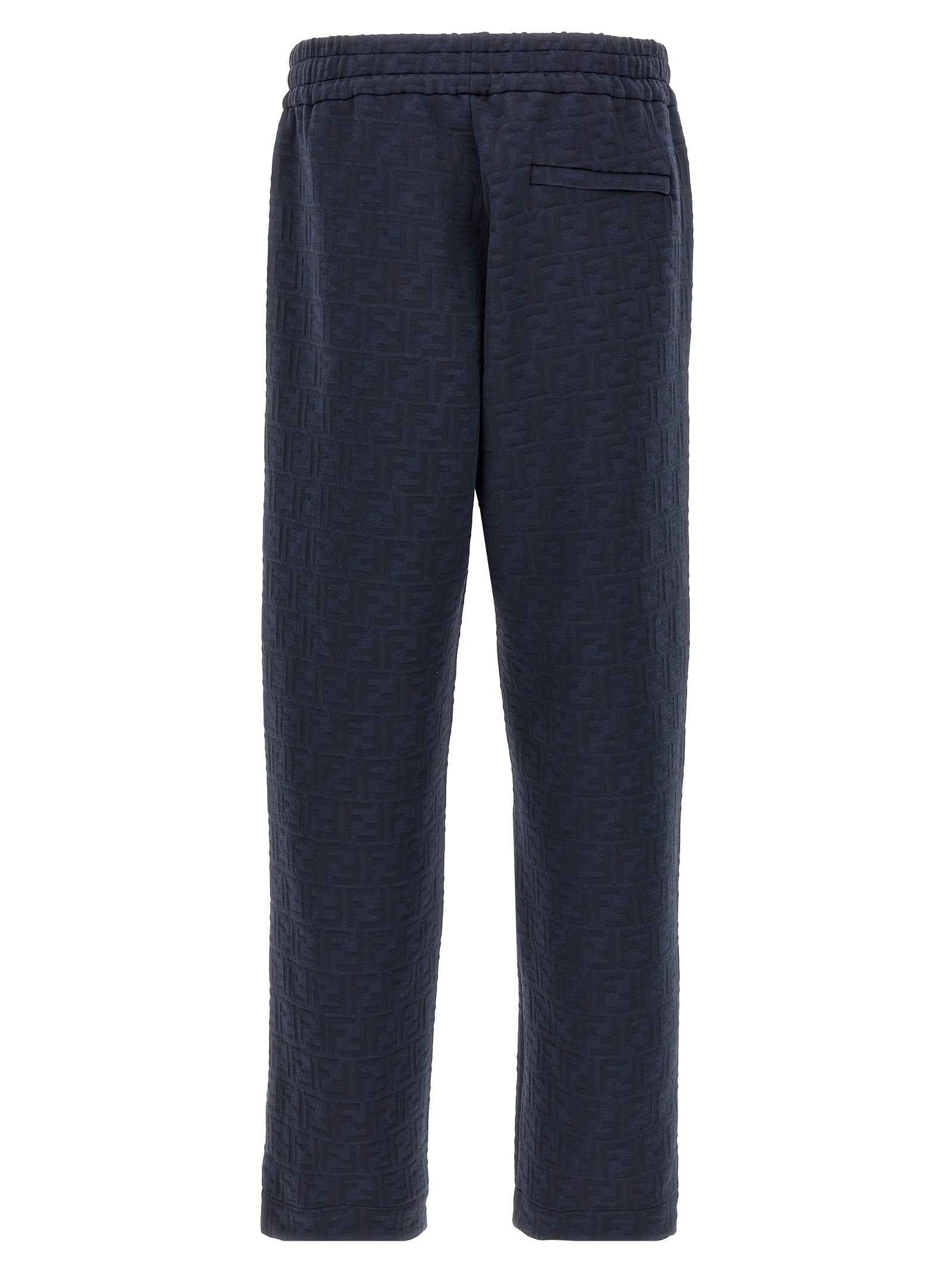 Blue Polyester Joggers (Workout Pants)