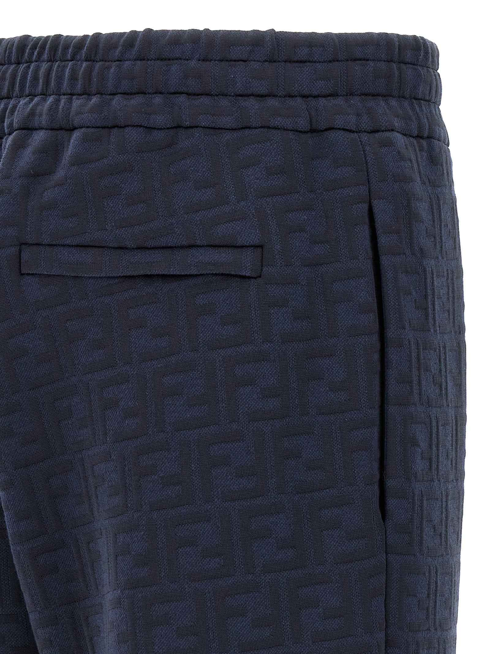 Blue Polyester Joggers (Workout Pants)