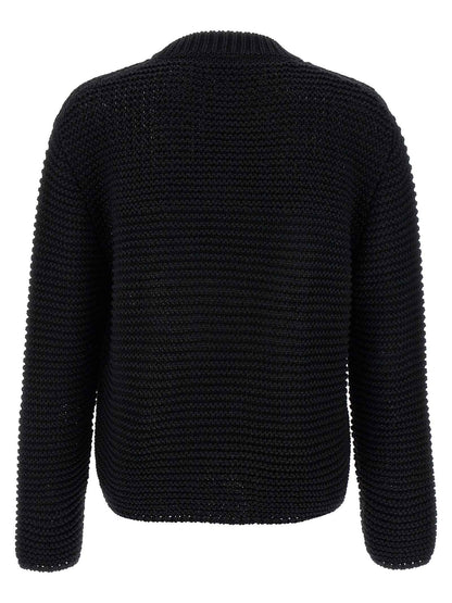 Bicolor Cotton Cardigan