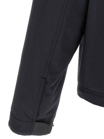 Blue Polyester Shell Jacket