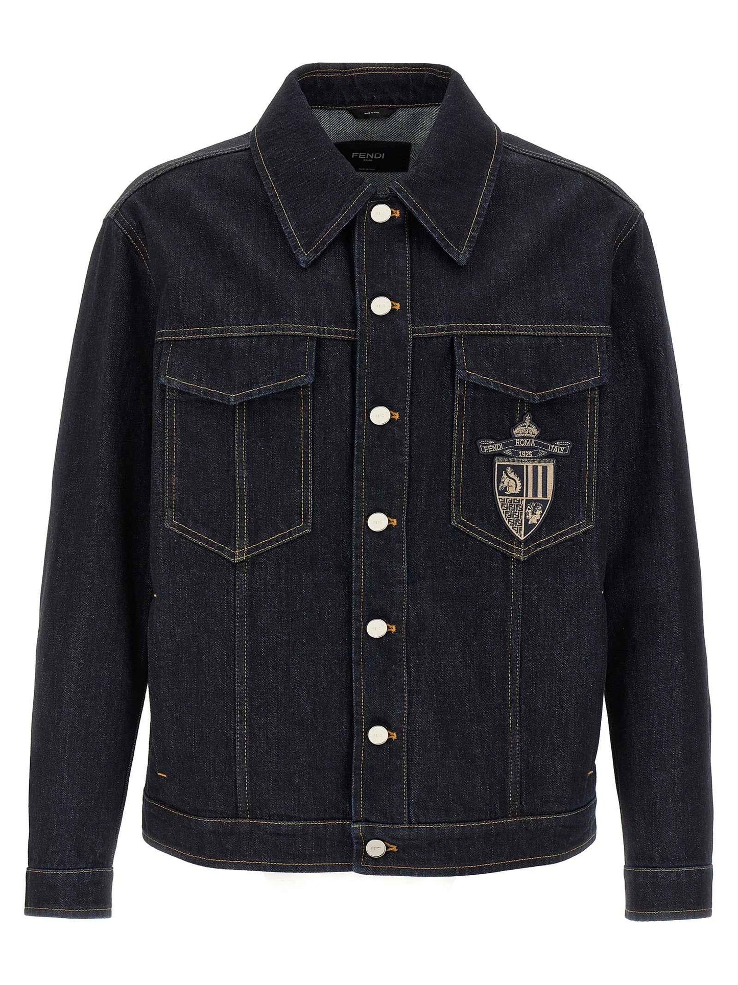 Blue Cotton Denim Jacket