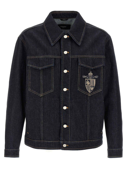 Blue Cotton Denim Jacket