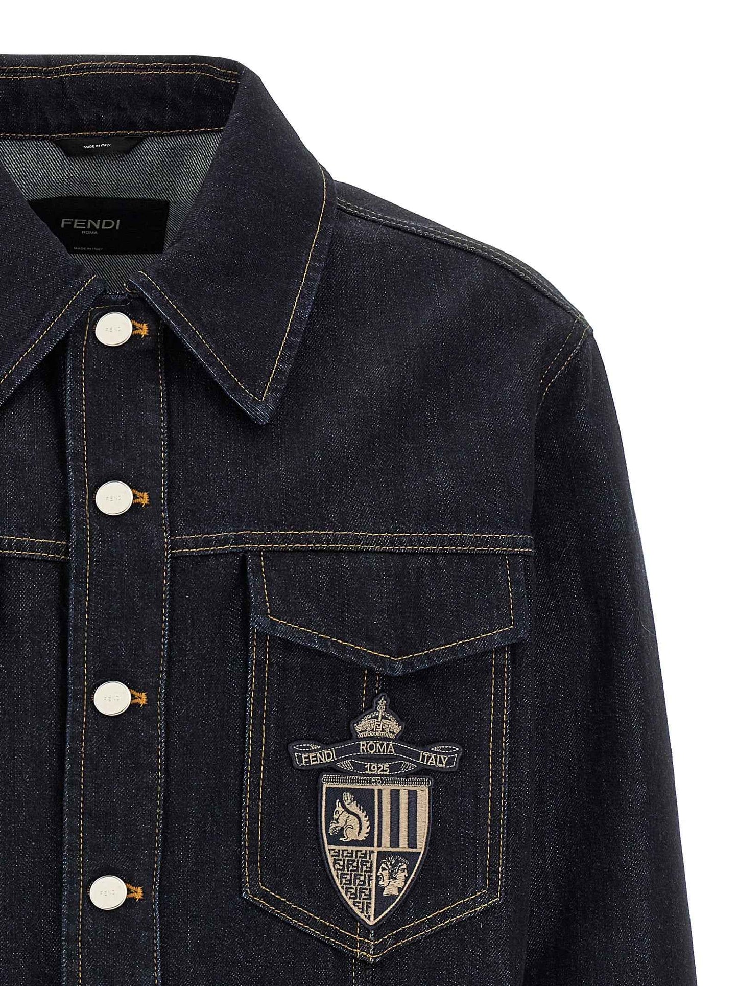 Blue Cotton Denim Jacket