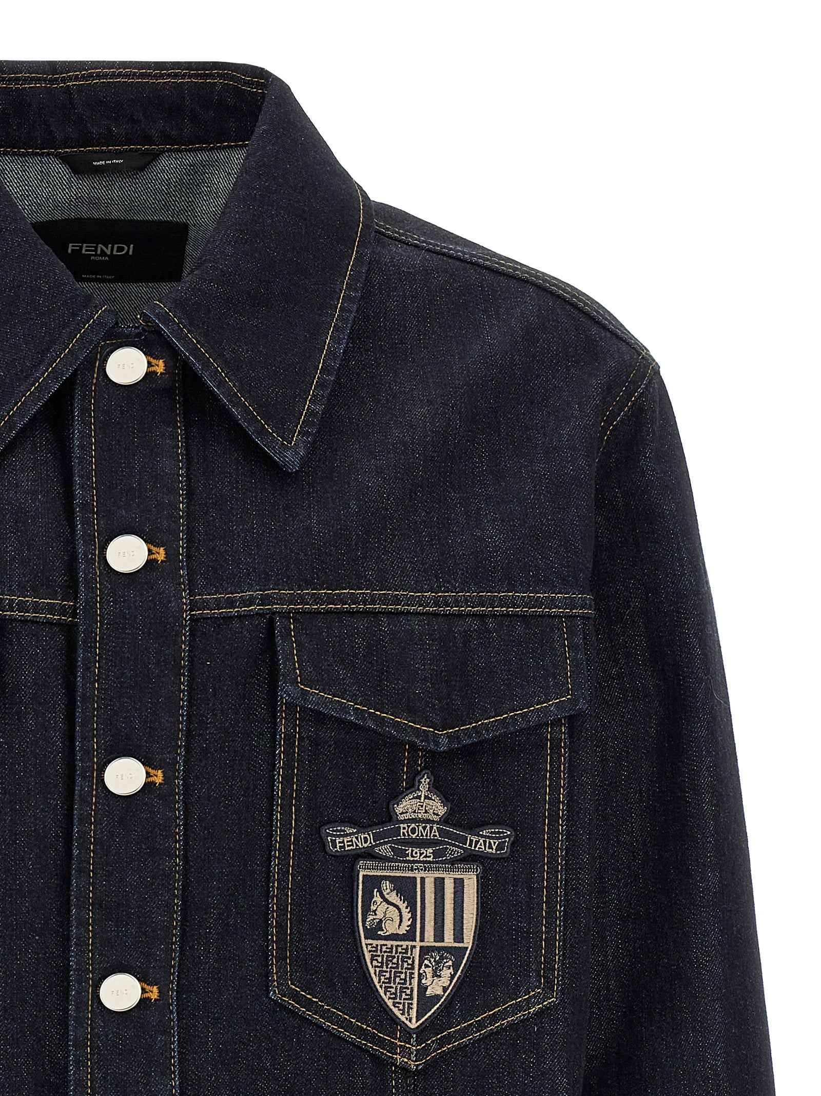 Blue Cotton Denim Jacket